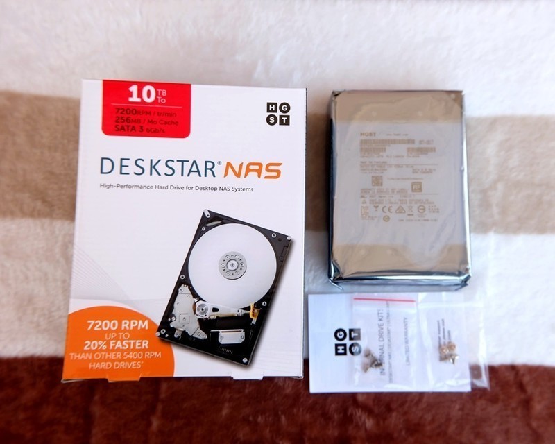 #超大容量 自由存储＃体验超大的HGST 10TB NAS硬盘 容量刷新你的世界