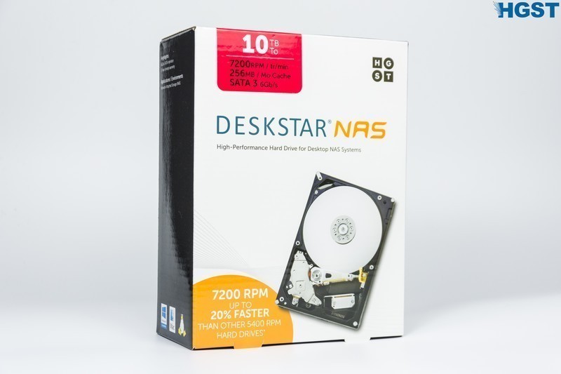 #超大容量 自由存储＃HGST DESKSTAR NAS硬盘（10TB）的产品开箱&外观展示