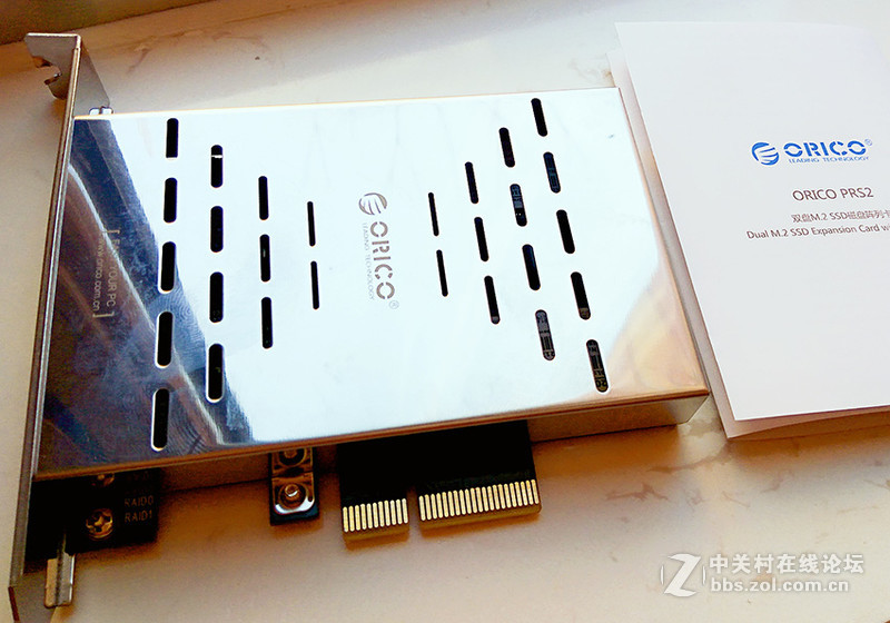强强联手打造最强存储——ORICO PRS2磁盘阵列卡+西部数据Green固态硬盘体验