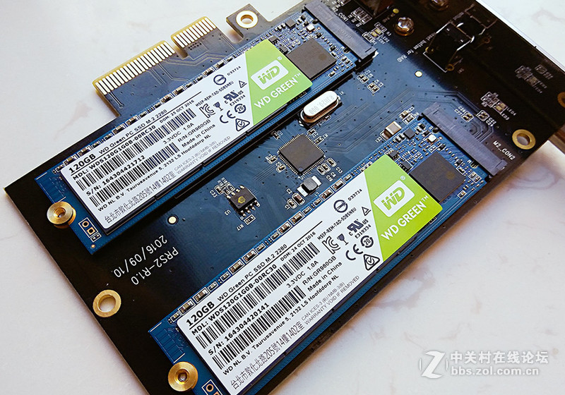 强强联手打造最强存储——ORICO PRS2磁盘阵列卡+西部数据Green固态硬盘体验