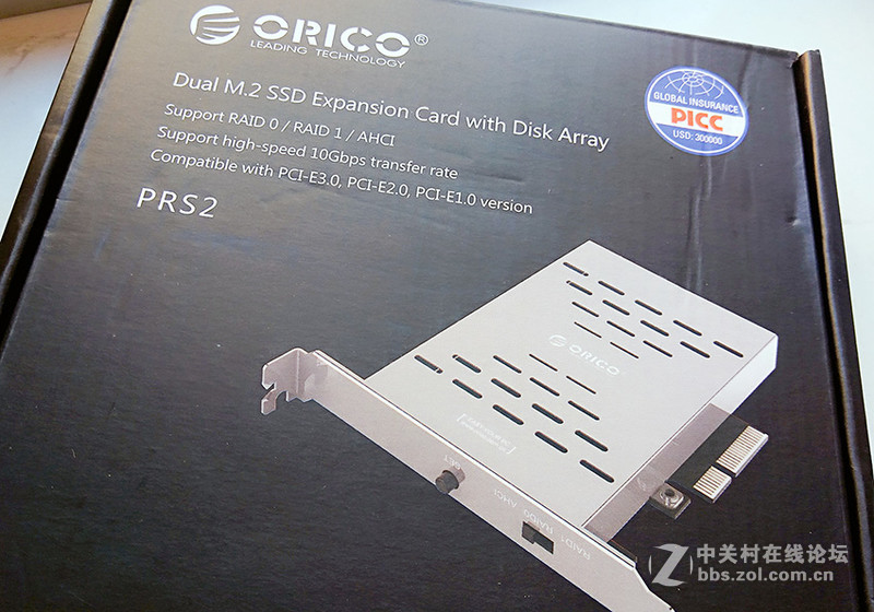 强强联手打造最强存储——ORICO PRS2磁盘阵列卡+西部数据Green固态硬盘体验