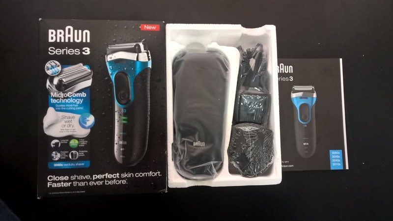 #博朗新三系免费试用#我没他帅-博朗3080S【开箱篇】