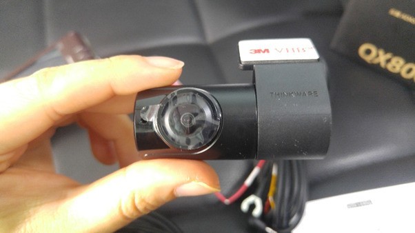 兴科威进口行车记录仪双镜头QX800开箱亮相  帮助倒车困难户