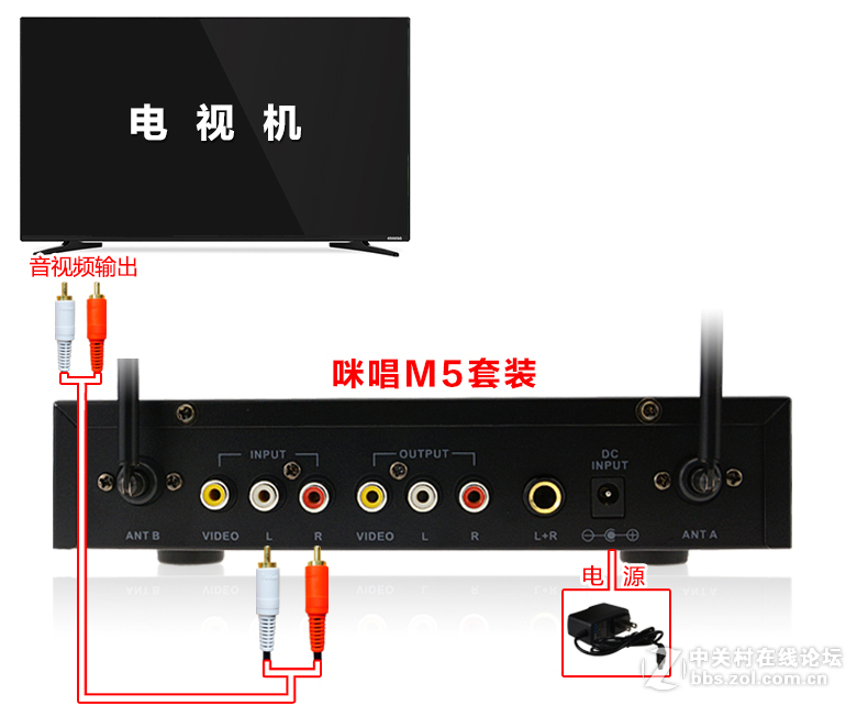 酷开KX49创维智能电视接麦克风k歌插咪唱无线话筒唱歌