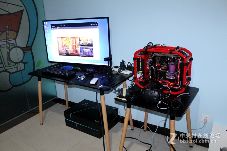 in win D-frame mini 铜管水冷，1070显卡VR主机