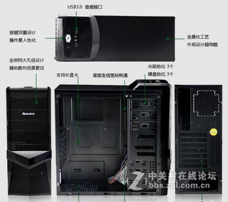 航嘉暗夜奇兵机箱  入门追求性价比