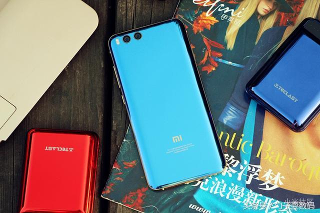 蓝色小米6青春版精美图片