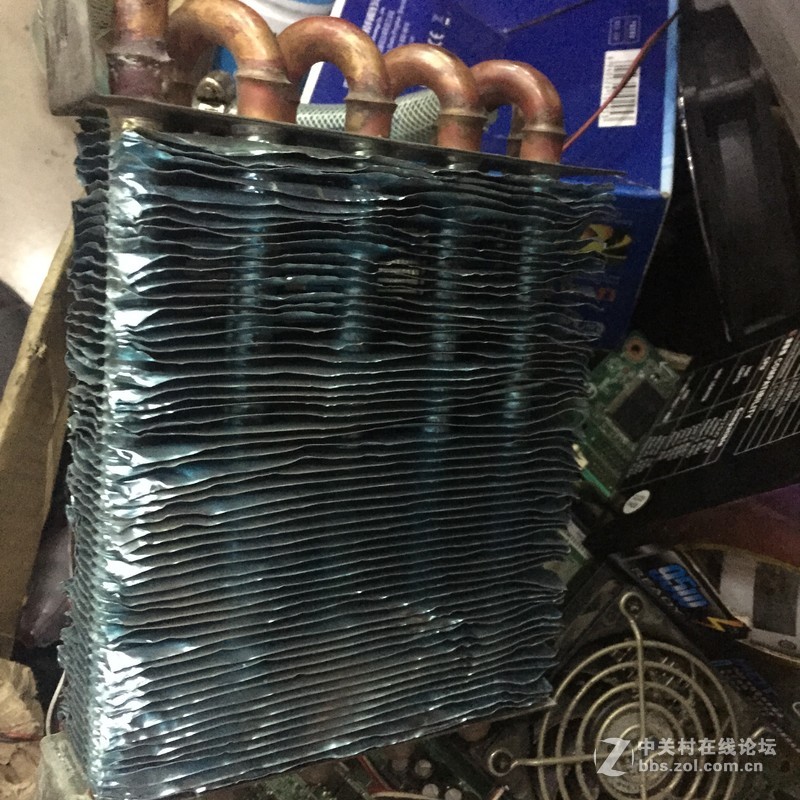 出售水冷配件  自制冷头+120铜排 送两个AVC 12CM轴承风扇