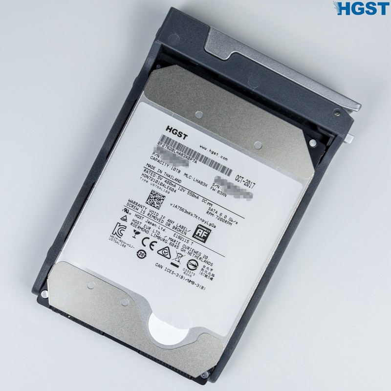 #超大容量 自由存储＃HGST DESKSTAR NAS硬盘（10TB）的上机体验和性能实测