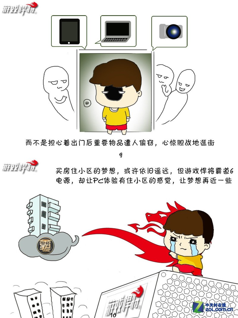 奋斗努力 游戏悍将霸道6 R550电源图赏