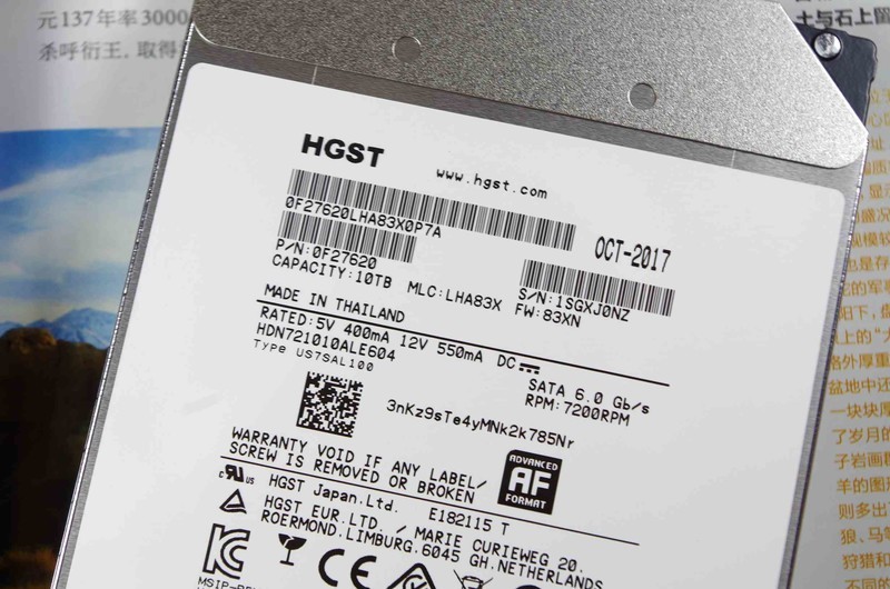 #超大容量 自由存储＃傲视群雄的读写速度——HGST NAS 10T