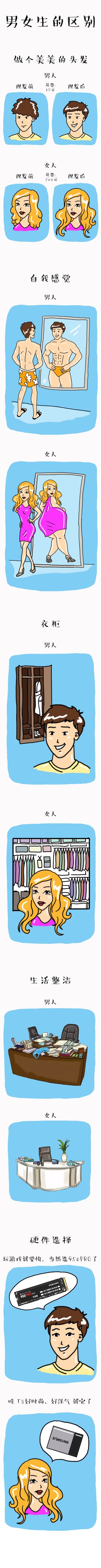 男人和女人的区别