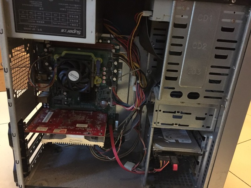 给大家看看我07年攒的机器