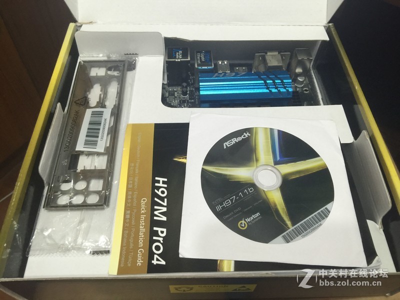 320包邮出华擎H97MPro4（在保）箱说全