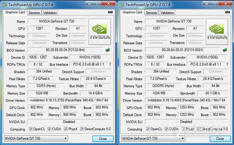 nvidia新核心，64bit显存GT1030注定悲剧