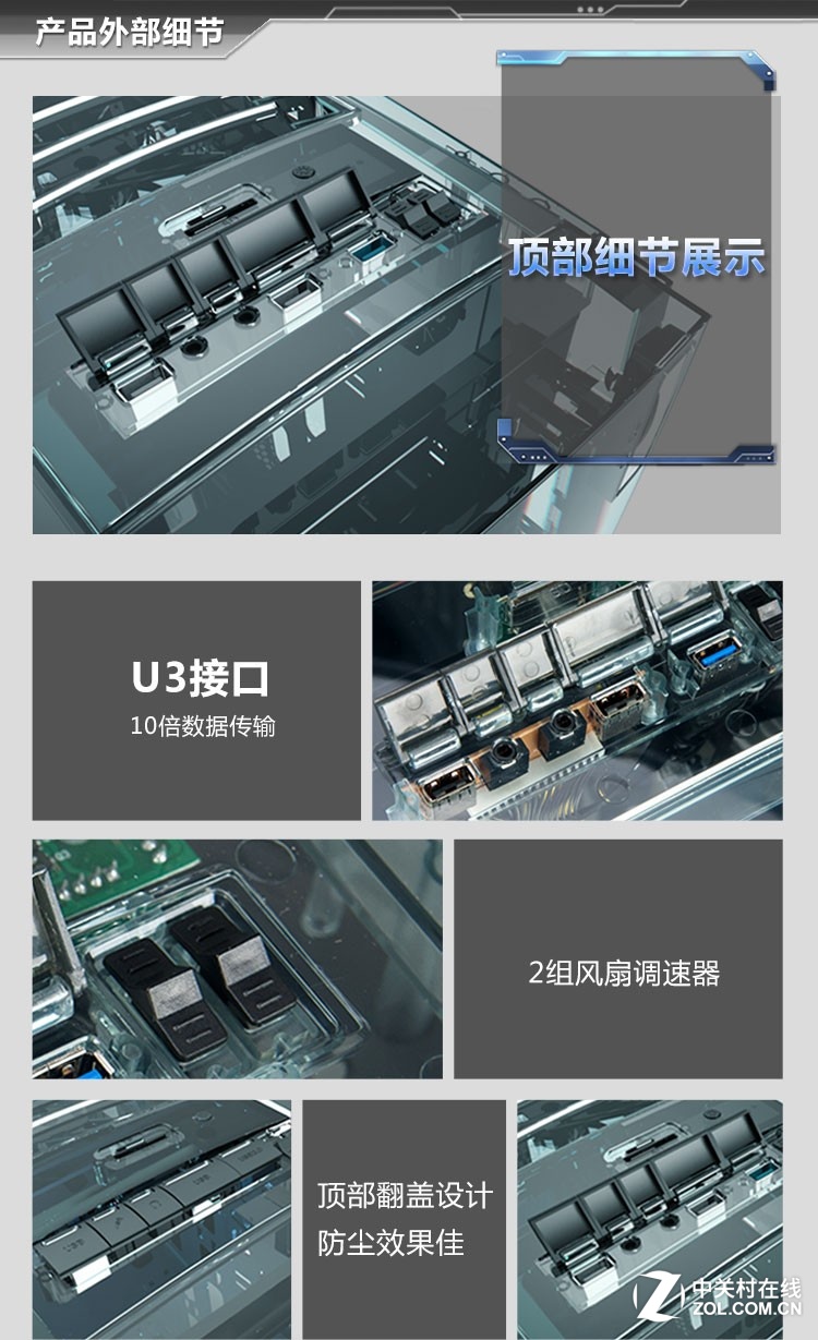 全透视野光透强 游戏悍将熊二机箱图赏