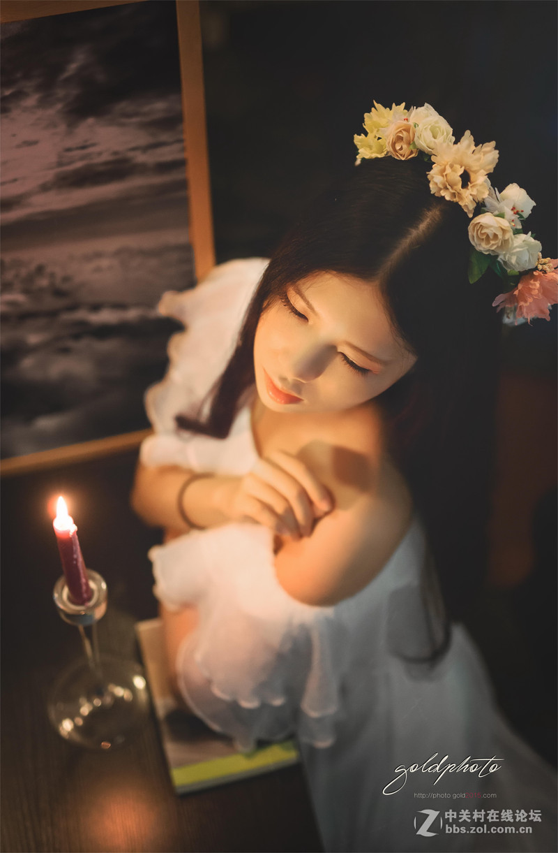 适马50MMF/1.4{弱光下的烛光}