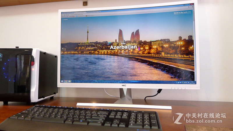 桌面大屏实力派，HKC C320曲面显示器！