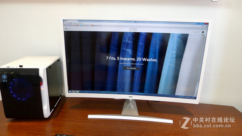 桌面大屏实力派，HKC C320曲面显示器！