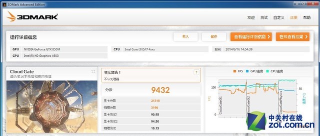 神舟K650D显卡跑分：多软件测试分数理想