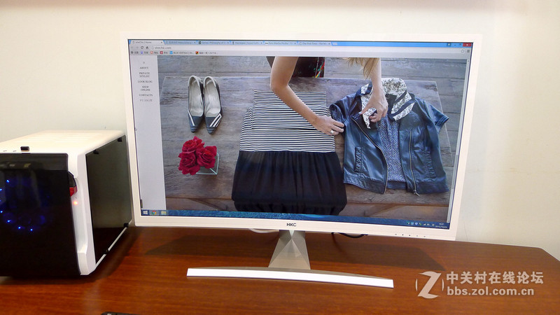 桌面大屏实力派，HKC C320曲面显示器！