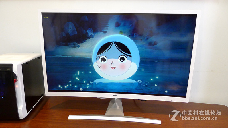 桌面大屏实力派，HKC C320曲面显示器！