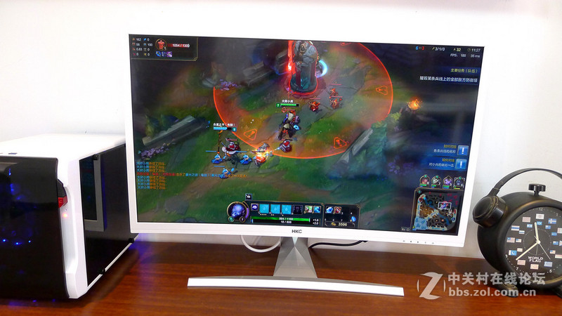 桌面大屏实力派，HKC C320曲面显示器！