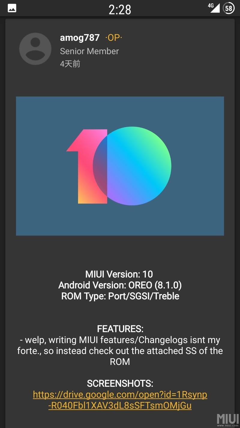 8.1的miui10