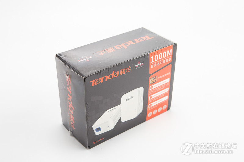 ＃IPTV高清伴侣＃一键扩展网络，畅享高清，腾达PH3千兆电力猫体验