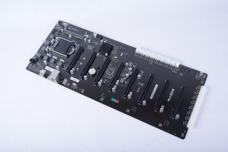 稳定至上!映泰tb250-btc d  8卡挖矿主板!