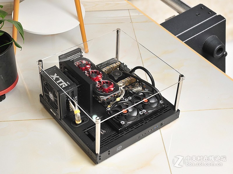 乞丐版X299平台也不错，+四通道内存、GTX1080显卡和半开放式机箱也能飞一会