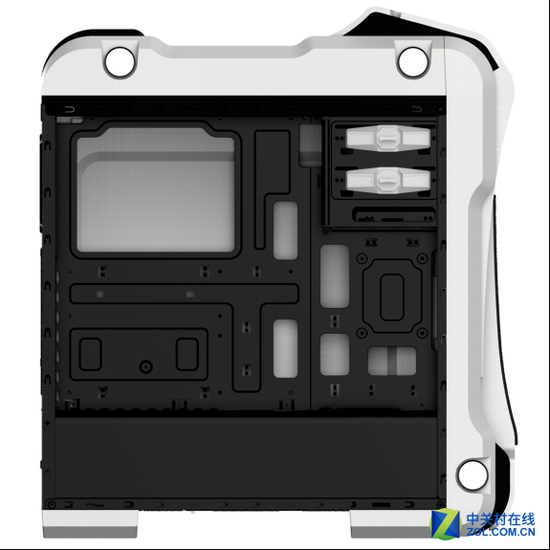 游戏机箱要想diao  散热风道不可少    双风道变形金刚+增彩