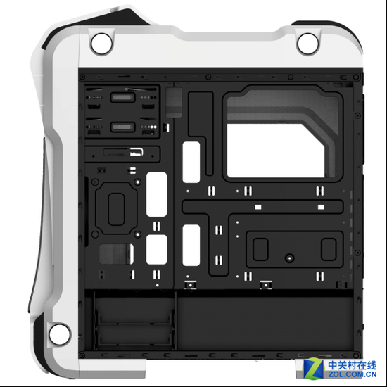 游戏机箱要想diao  散热风道不可少    双风道变形金刚+增彩