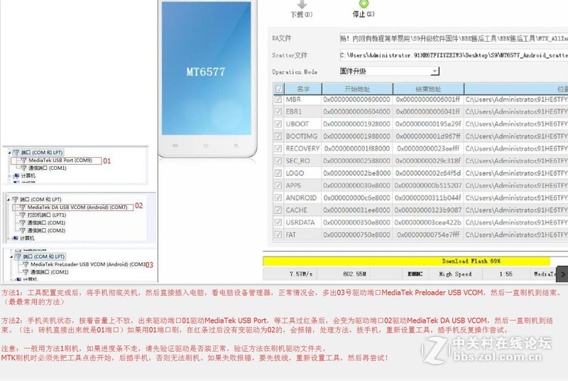VIVO步步高Y37  Y937、Y37A官方线刷救砖包+可解锁+教程+驱动+刷机平台(高速下载资料)