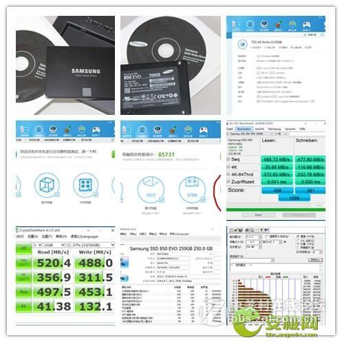 不服跑个分？Win10下星空体育平台SSD 850EVO实测 [