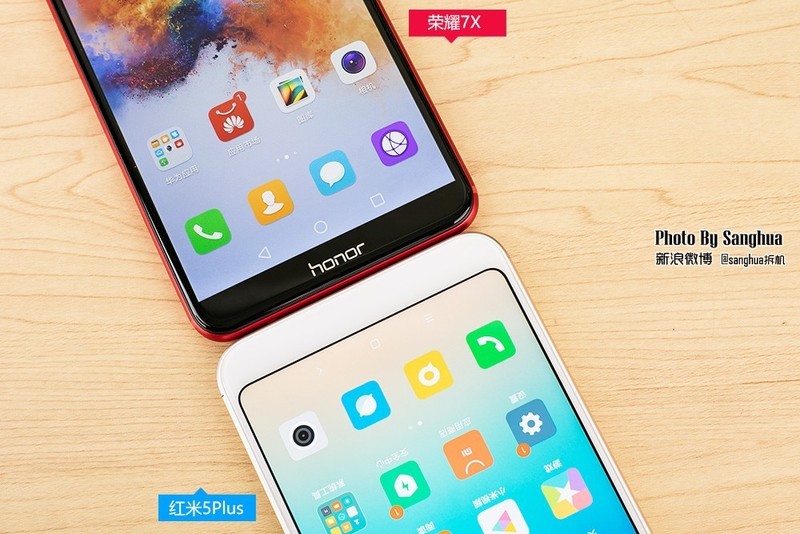 [By Sanghua拆机] 最美拆机，荣耀7X 红米5Plus对拆。