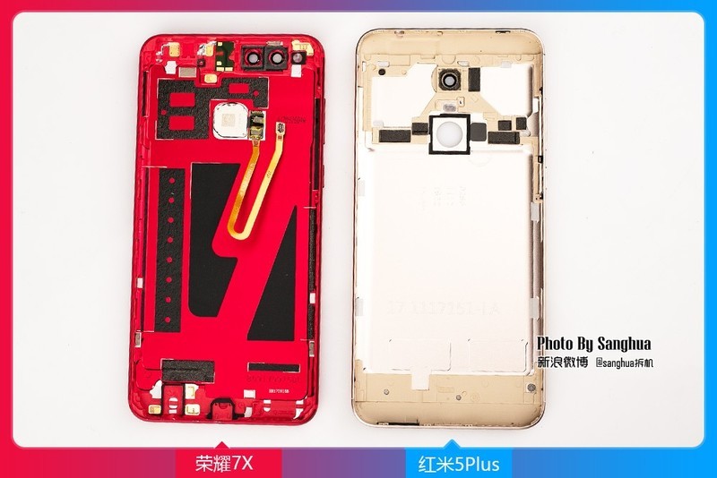 [By Sanghua拆机] 最美拆机，荣耀7X 红米5Plus对拆。