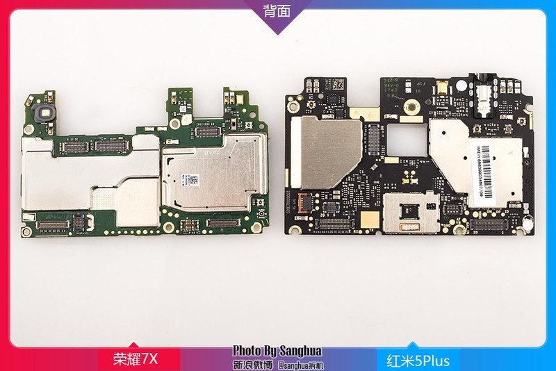 [By Sanghua拆机] 最美拆机，荣耀7X 红米5Plus对拆。