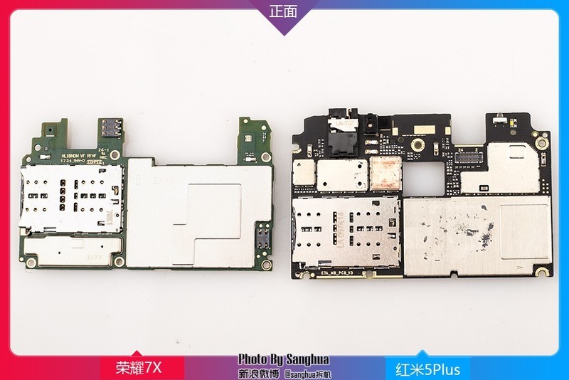 [By Sanghua拆机] 最美拆机，荣耀7X 红米5Plus对拆。
