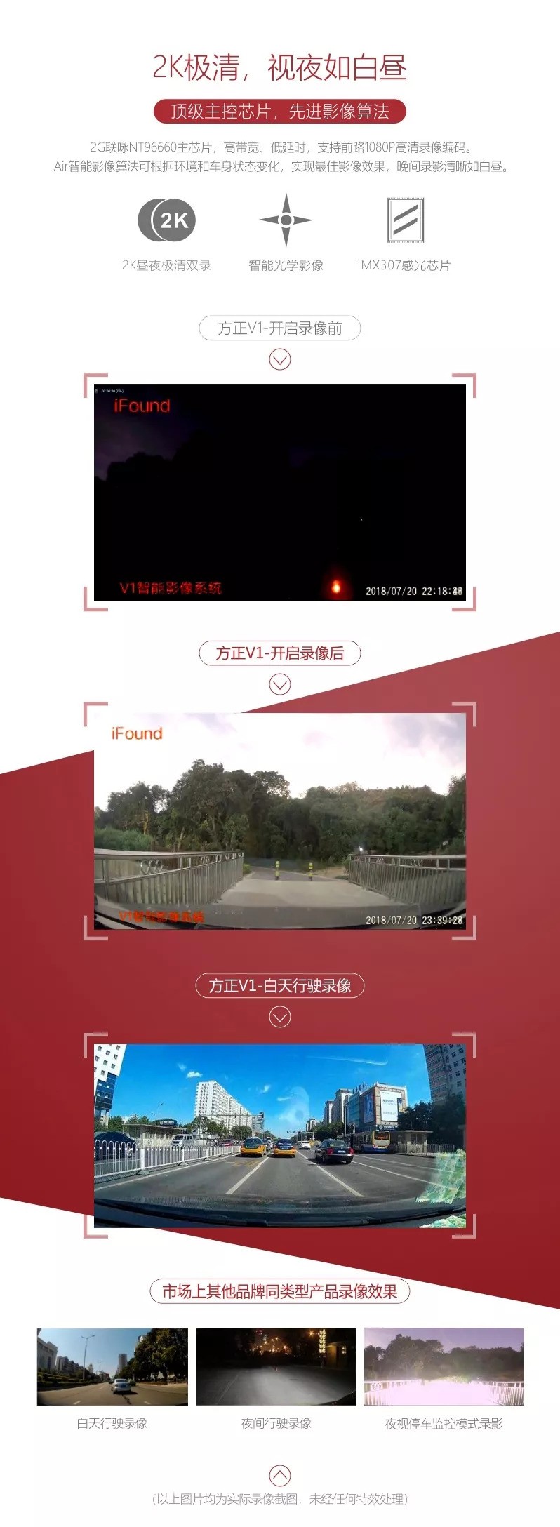 方正新品记录仪iFound V1号称黑夜变白天，真的假的？