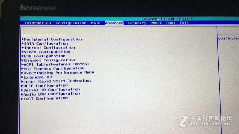 联想YOGA3 pro-1370 硬刷bios解锁高级菜单