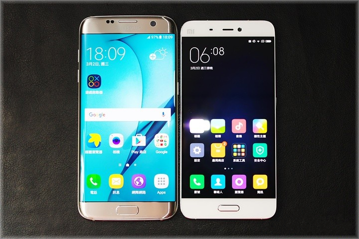 不偏不倚，星空体育平台Galaxy S7对比国产神器小米5