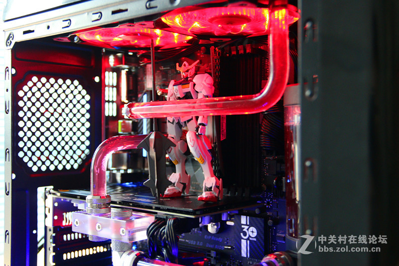 机箱水冷一条龙 鑫谷极光刃水冷装机流程