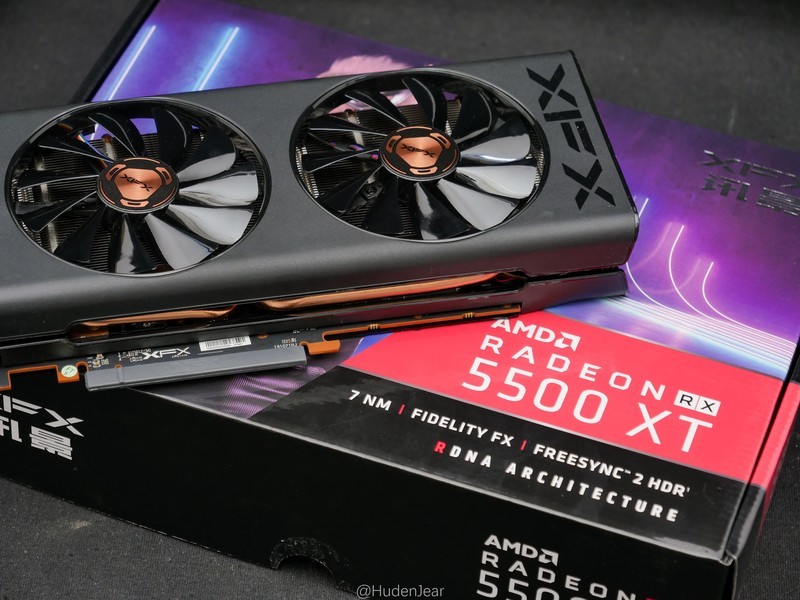 XFX RX5500XT 8GB黑狼版首发测试：理想甜品终于来了