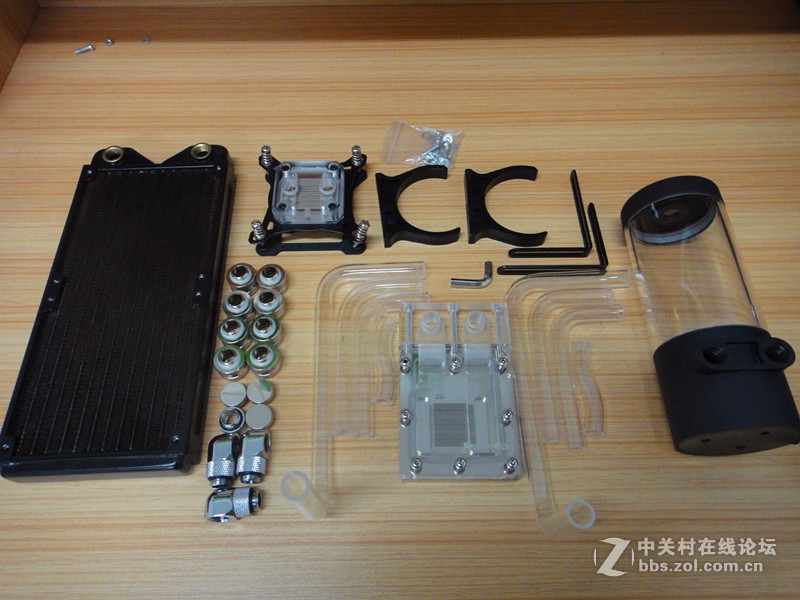 机箱水冷一条龙 鑫谷极光刃水冷装机流程