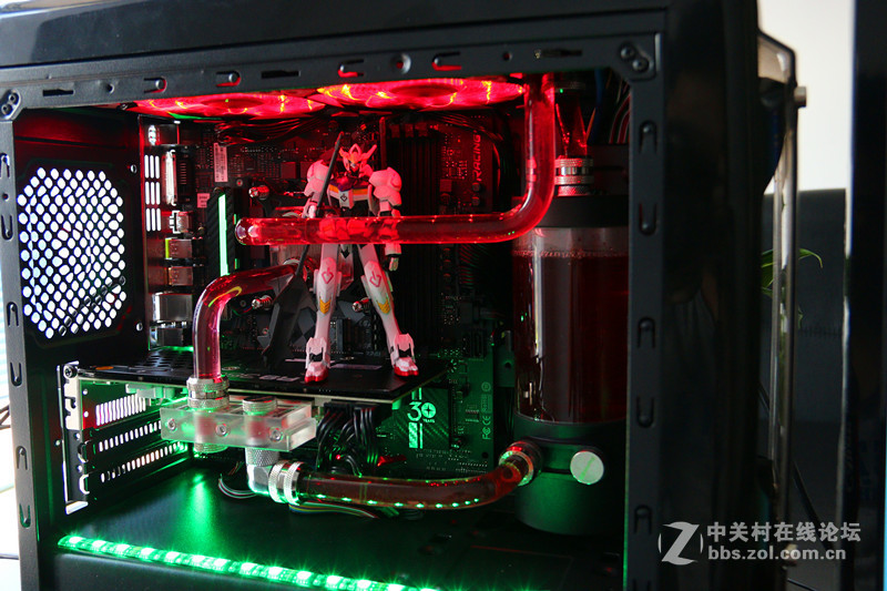 机箱水冷一条龙 鑫谷极光刃水冷装机流程