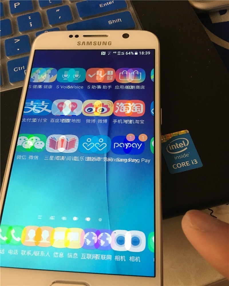 s6－屏幕重叠，是屏幕问题还是软件问题。