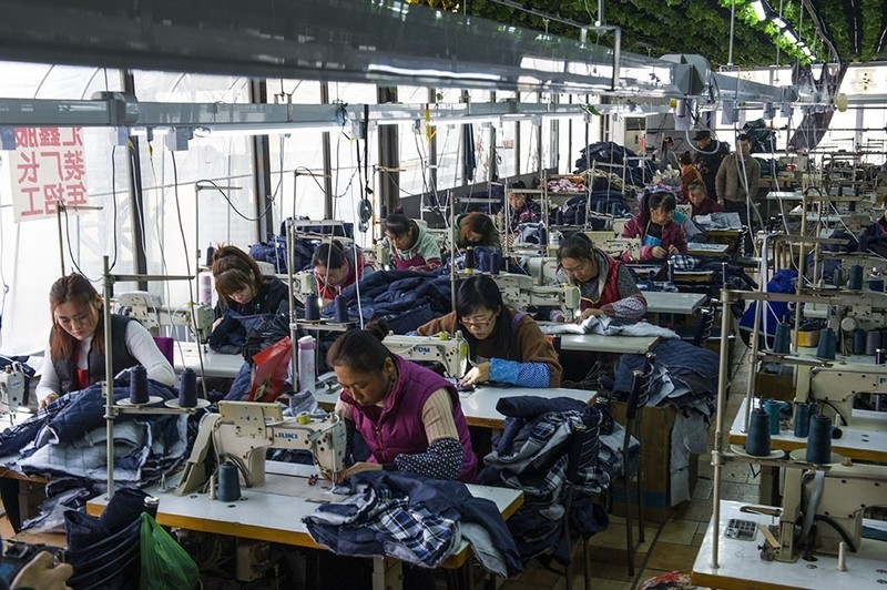 走进榆树龙峰服装企业