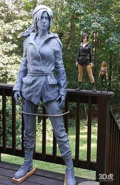 3D打印《 古墓丽影》劳拉人像，跟电影角色一样炫酷！