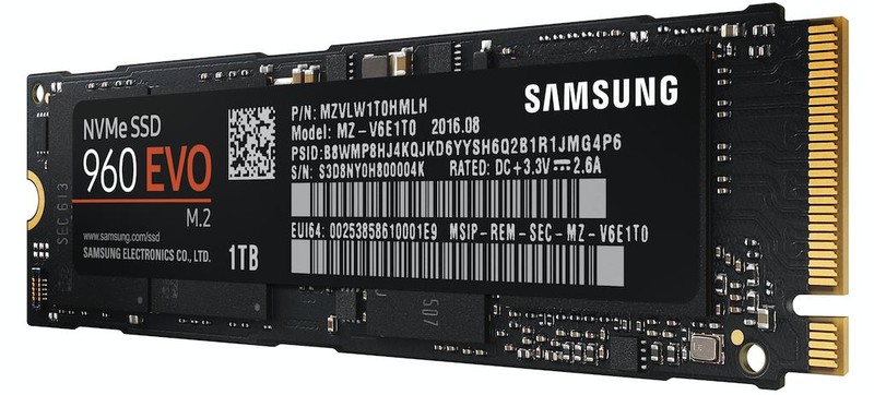完胜SATA SSD  星空体育平台NVMe SSD 960EVO值得拥有
